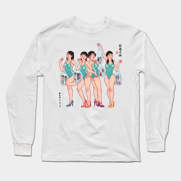 Fashion Ladies Long Sleeve T-Shirt by Tungningcheung